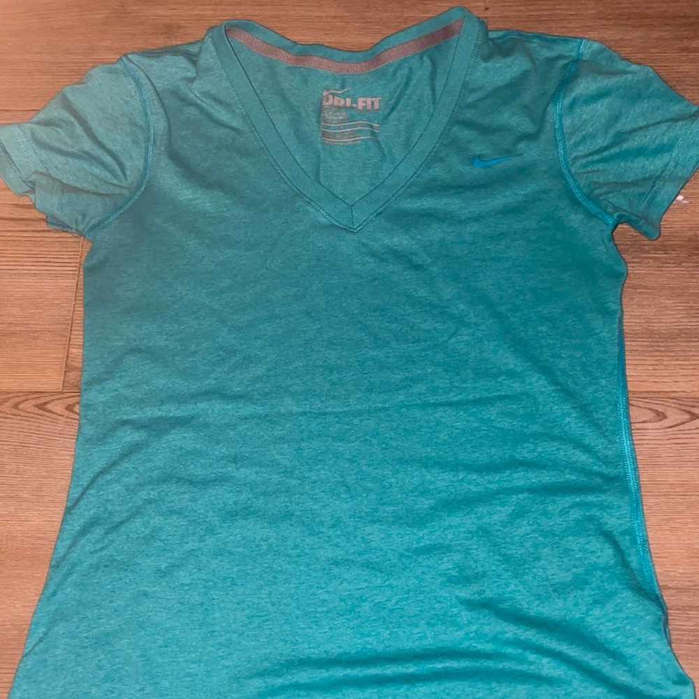 nike teal sports t shirt
